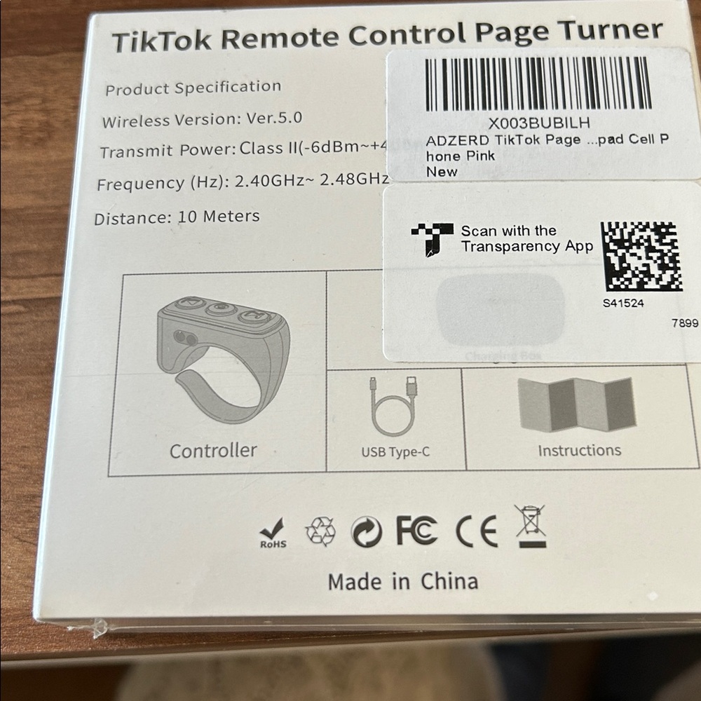 New in Box Remot Control “Page Turner” for electronics. - Picture 2 of 4